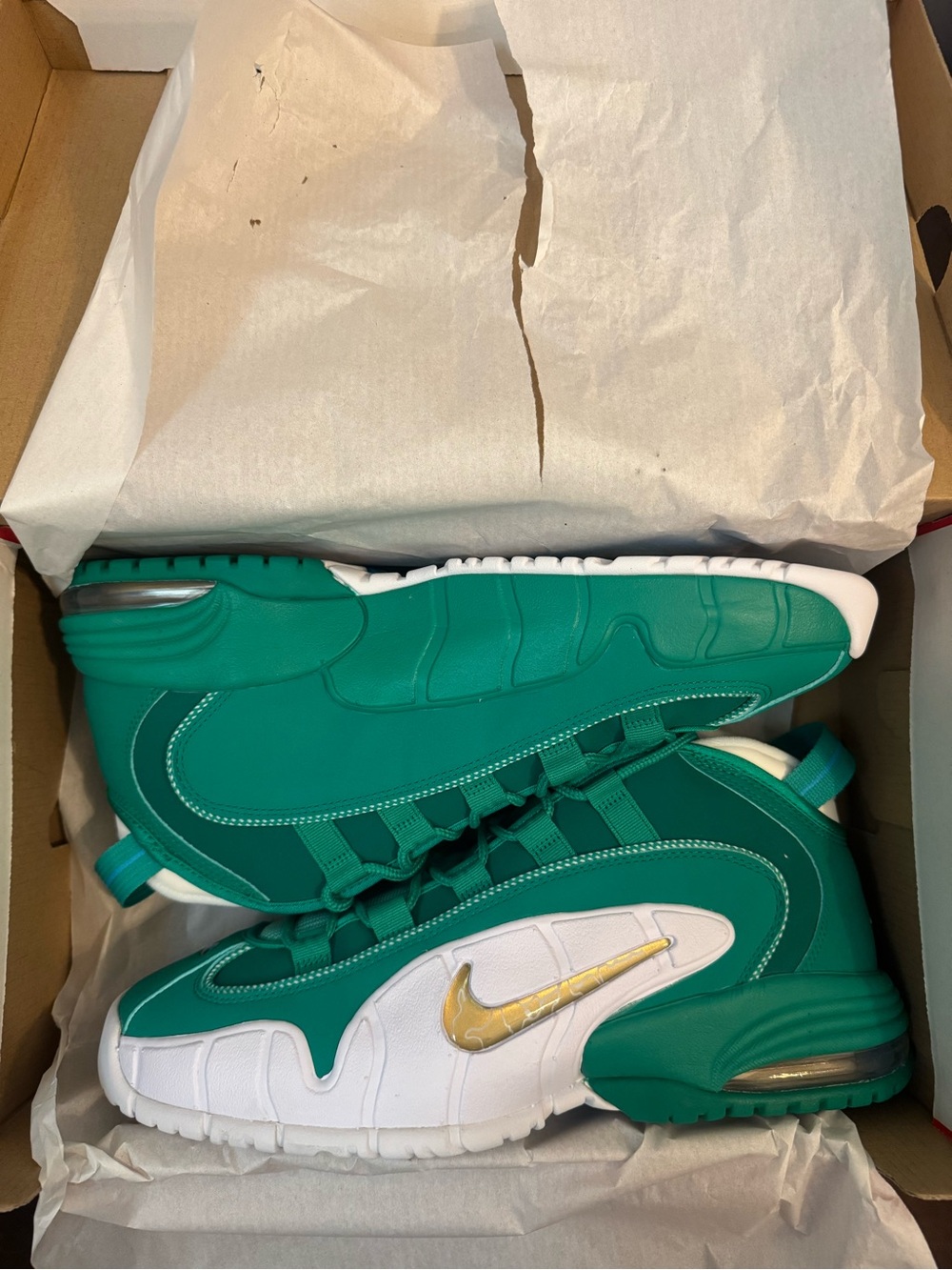 Nike Air Max Penny Stadium Green FQ8827 324 Size 13  Brand New In Nike Box